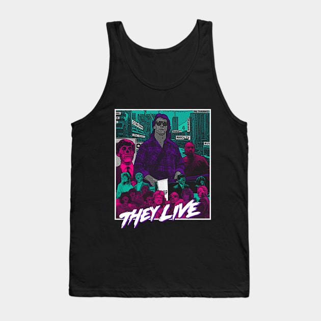 They Live Tank Top by WithinSanityClothing